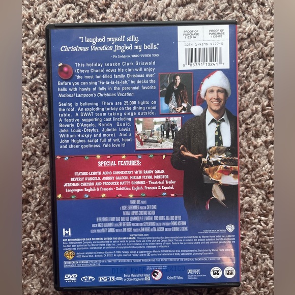 National lampoons Christmas vacation DVD - Picture 3 of 4